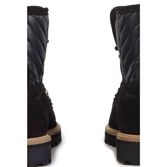 Ganni Black Walking Boot with Sherpa Lining NWOB Size 36 - Picture 3 of 13